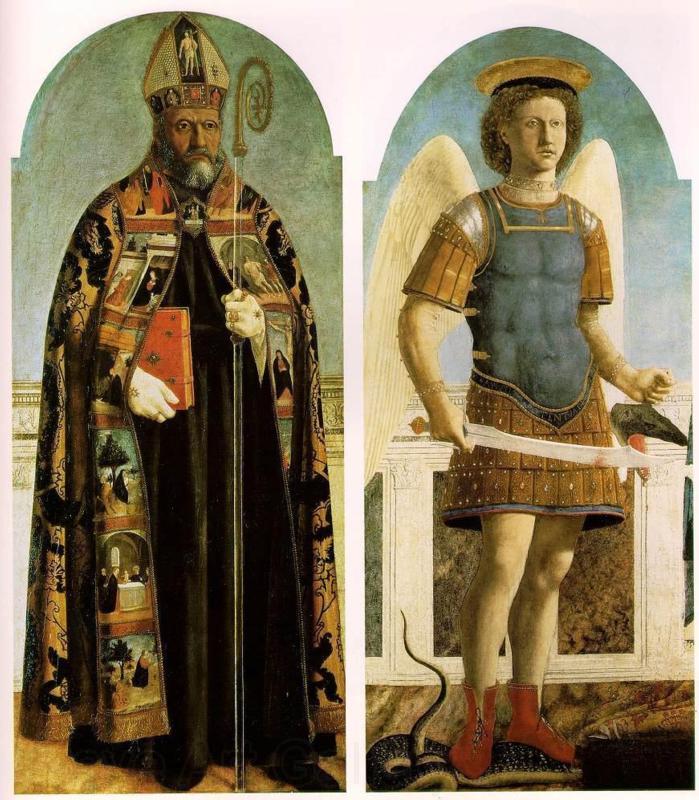 Piero della Francesca Polyptych of Saint Augustine fy Germany oil painting art